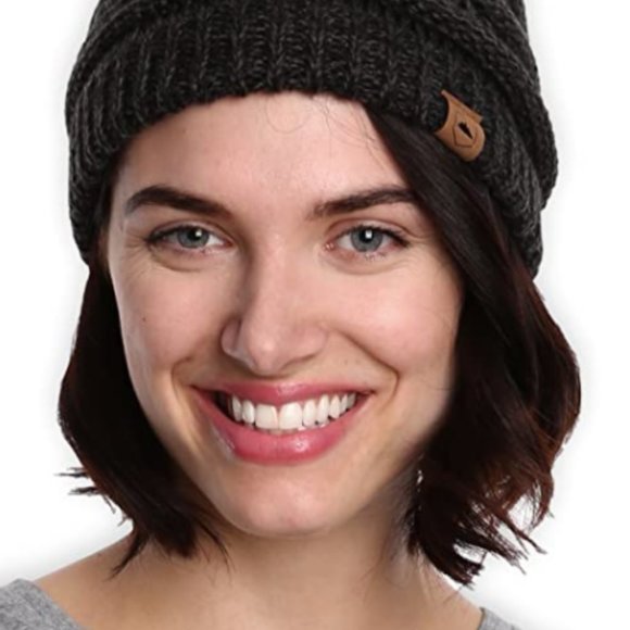 Womens Beanie Winter Hat - Warm Chunky Cable Knit Hats - Soft Stretch Thick Cute - Picture 6 of 16